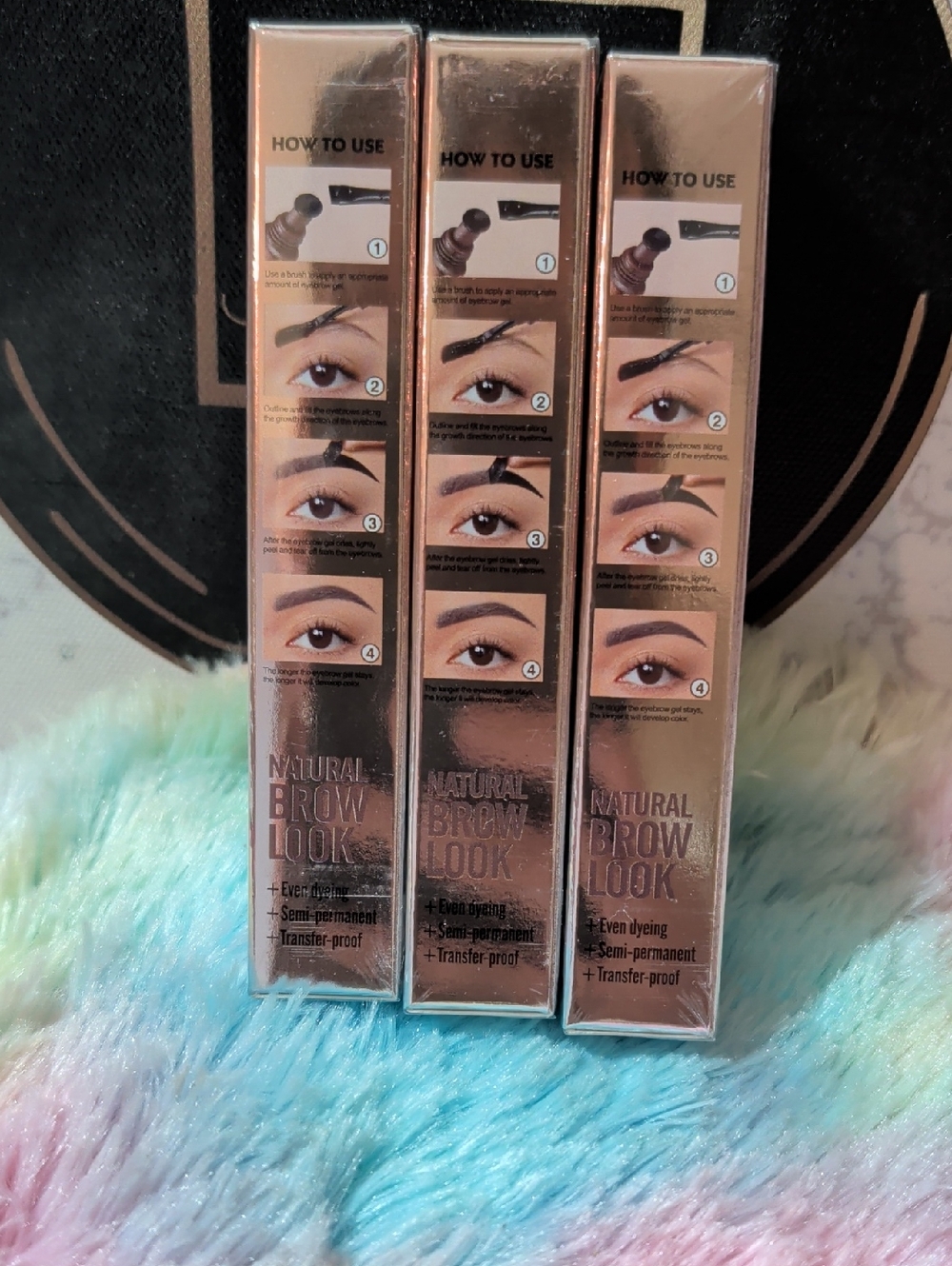 OLIBOLLA SET OF 3 TATTOO BROW PEEL OFF GEL